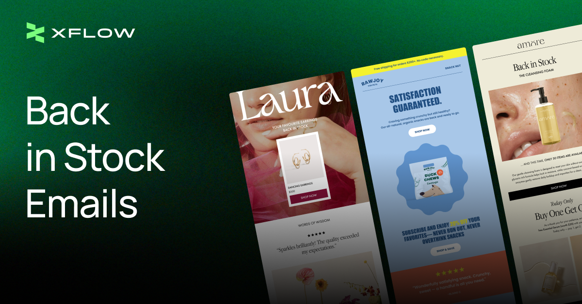 back-in-stock email examples